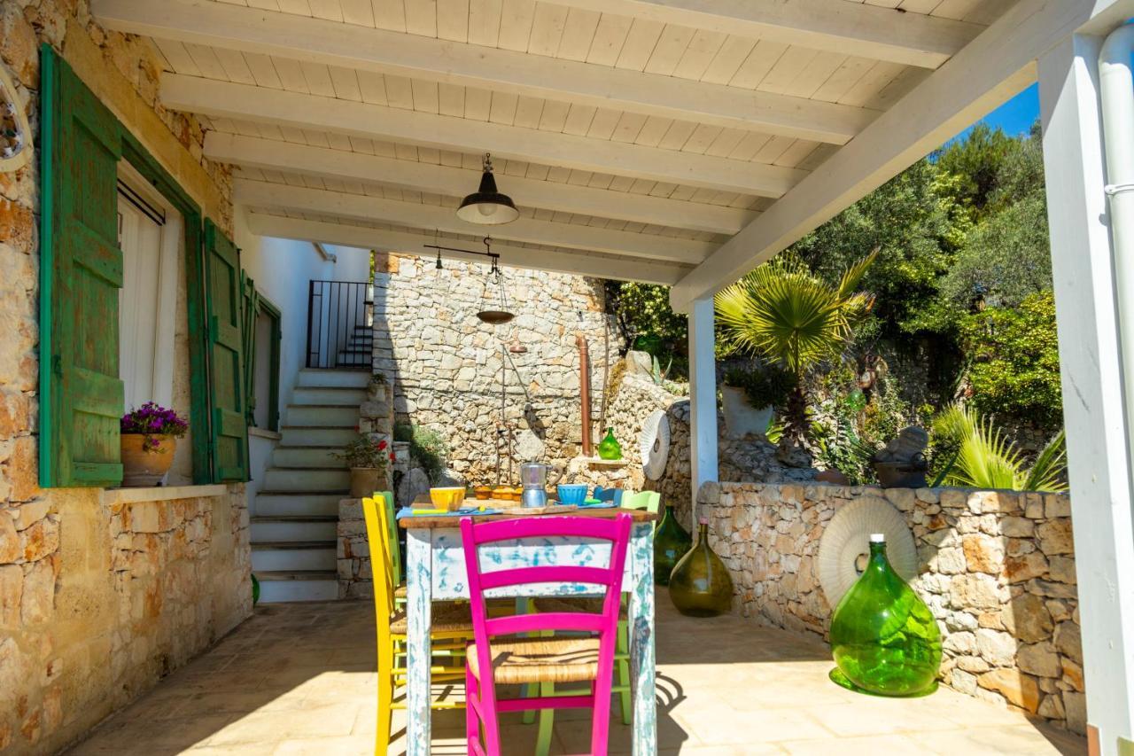 Casa Vacanze De Vita - Amazing View On The Coast Marina Serra Exterior foto